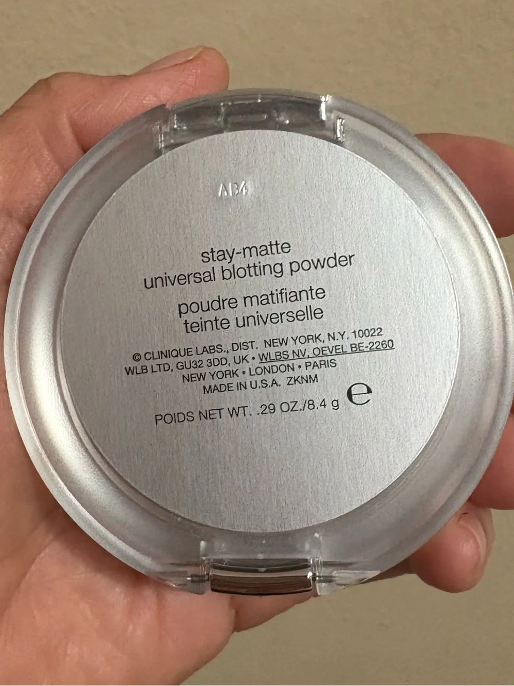 Clinique Stay-Matte Universal Blotting Powder -Brand New Never Used.